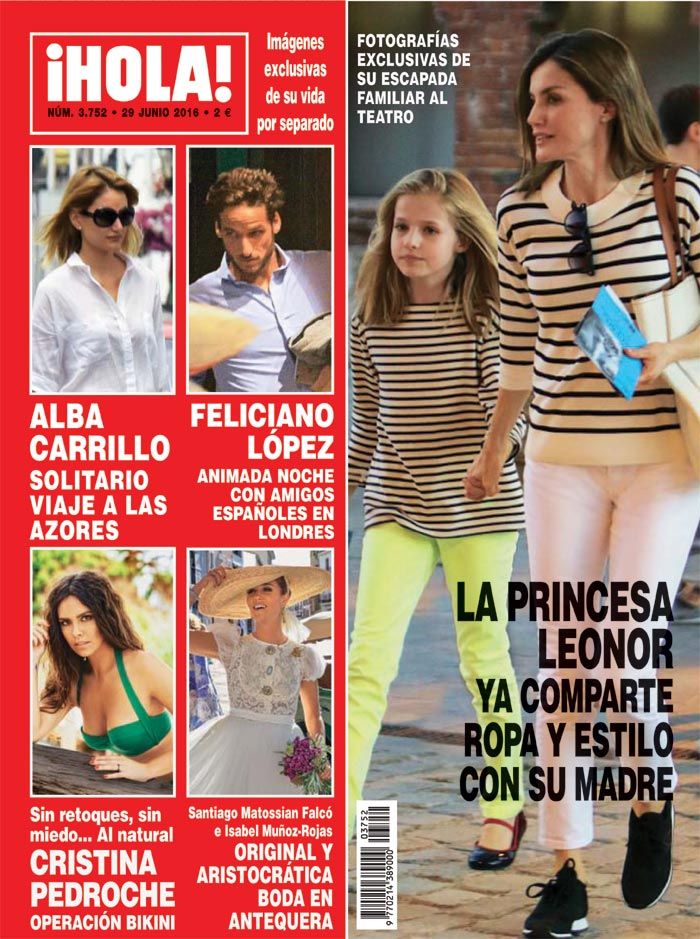 La princesa Leonor comparte con su madre, la reina Letizia, el mismo estilo a la hora de vestir
