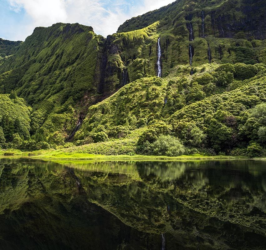 Poco da Ribeira do Ferreiro, Flores, Azores, Portugal.