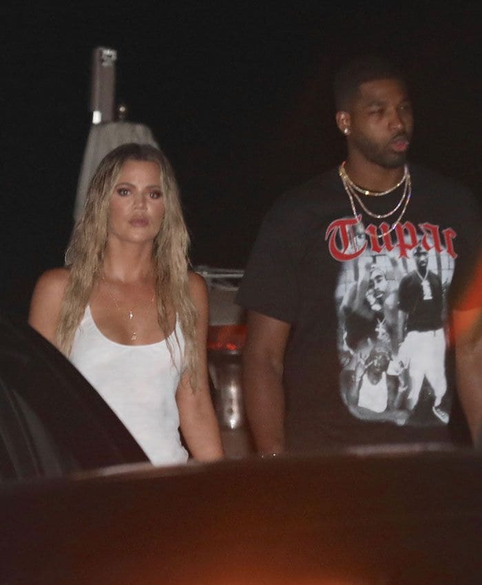 Khloé Kardashian y Tristan Thompson