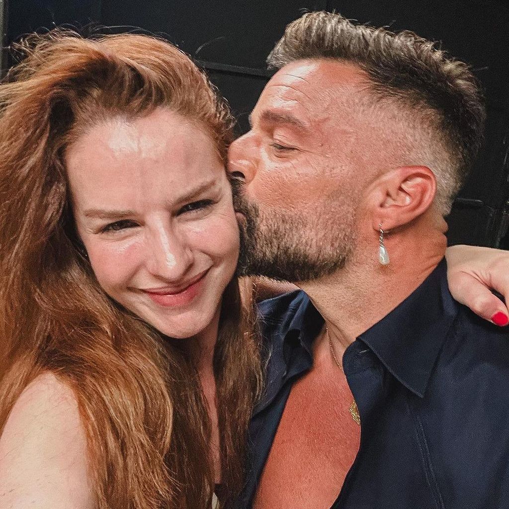 Ricky Martin y Eglantina Zingg