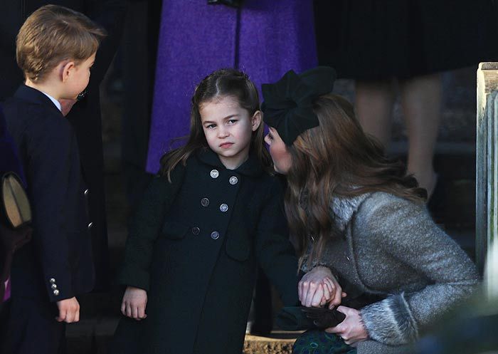 Los príncipes George y Charlotte de Cambridge, protagonistas en Sandringham