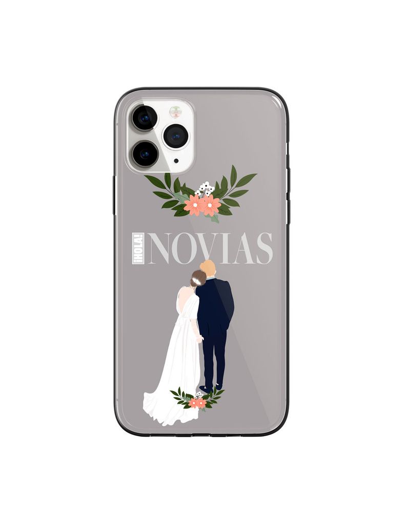 funda hola novias ilustracion pareja