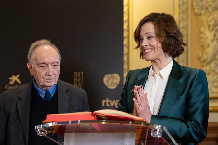 Sigourney Weaver habla de cine en Valladolid antes de recoger el Goya Internacional