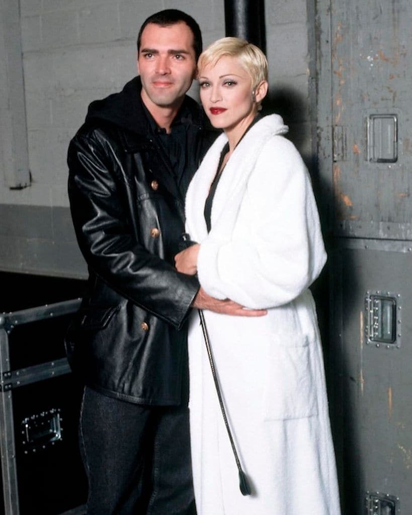 Madonna y su hermano Christopher Ciccone, que ha muerto a los 63 años, octubre de 2024