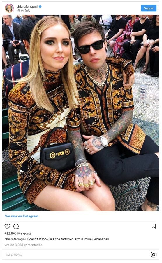 Chiara Ferragni y Fedez