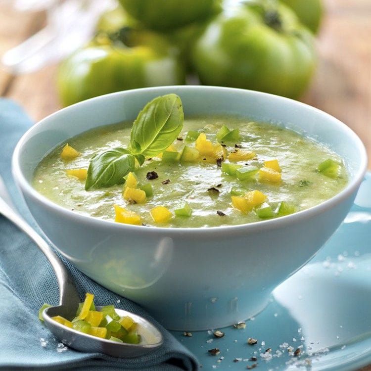 gazpacho granizado tomates verdes