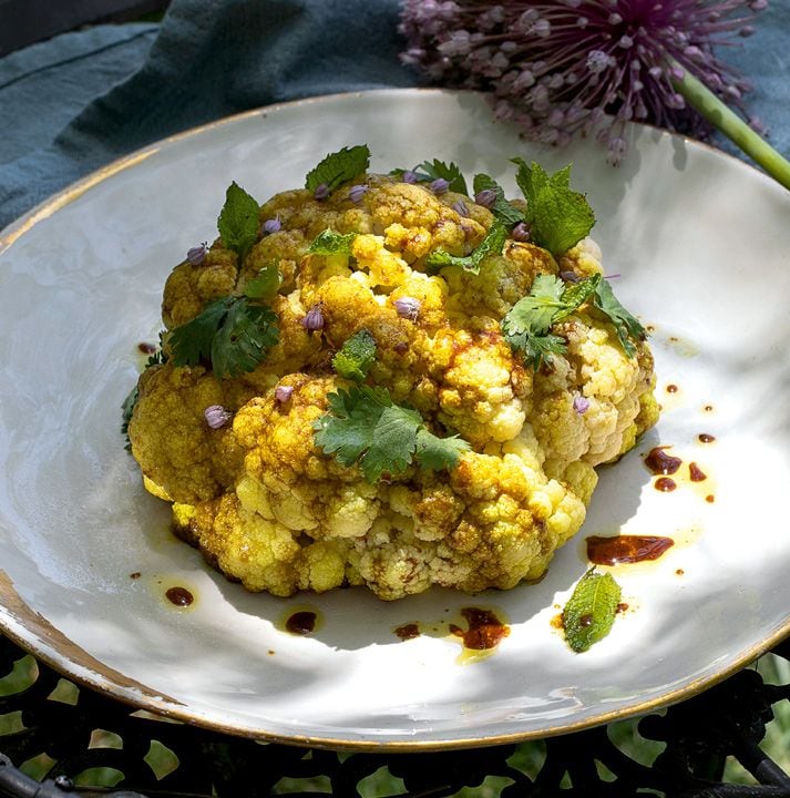 coliflor asada