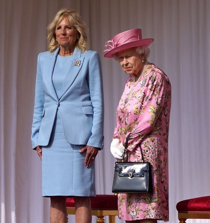 Isabel II con Jill Biden