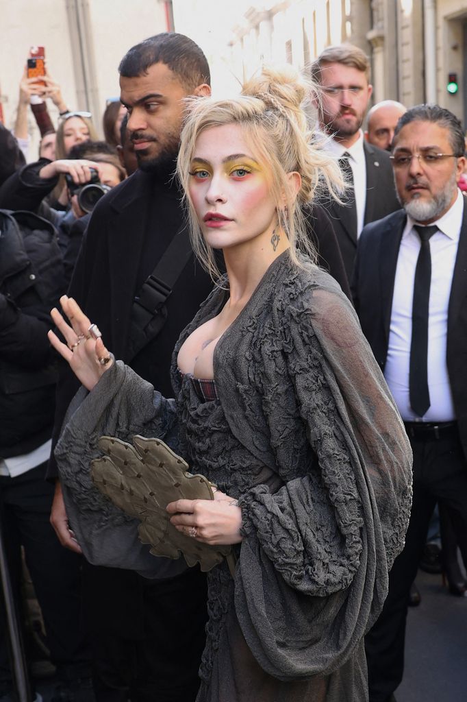 Paris Jackson en el desfile de moda de Vivienne Westwood "Colección de prêt-à-porter Otoño/Invierno 2025-2026" durante la Semana de la Moda de París