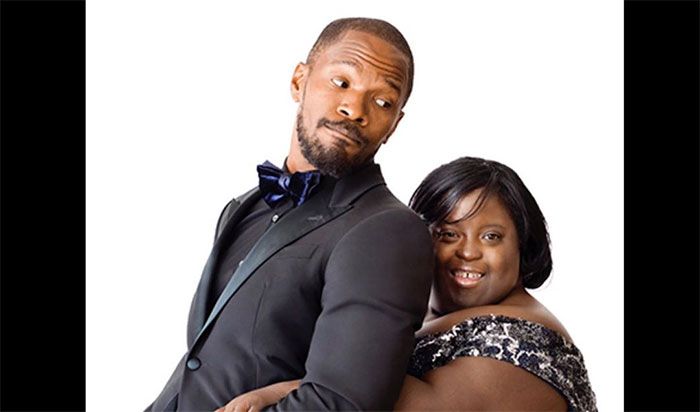 Jamie Foxx con su hermana Deondra