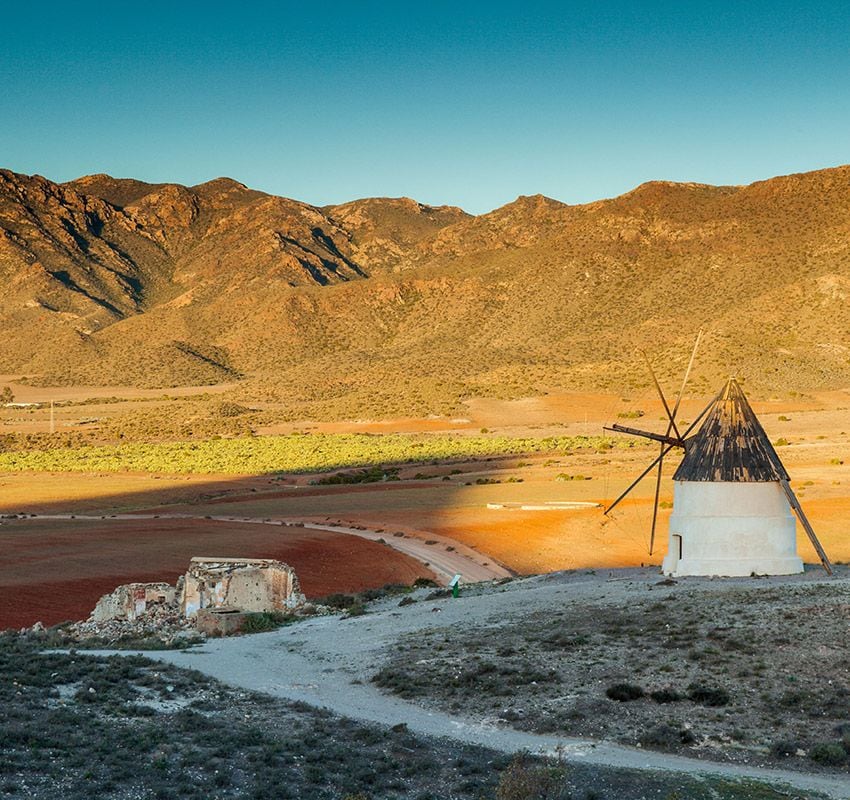 Molino, bahía de los Genoveses, Cabo de Gata, Almería