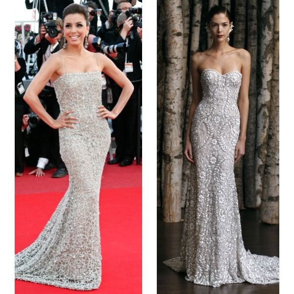 Eva Longoria de Naeem Khan en Cannes.
