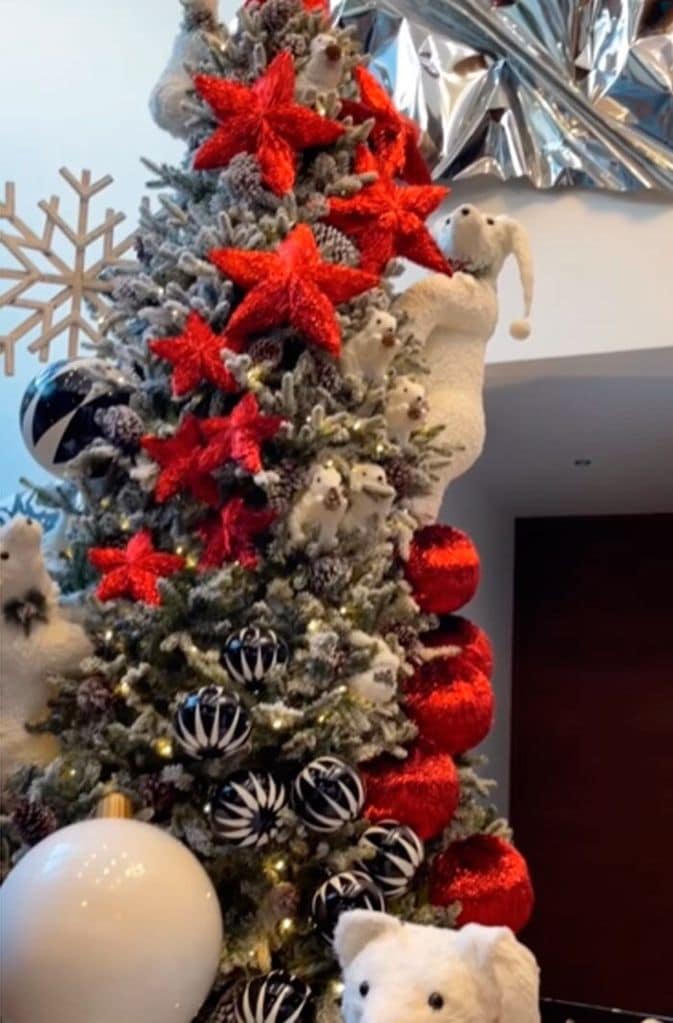 Árbol de Navidad de Carlos Rivera y Cynthia