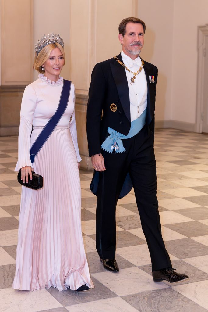 Pablo de Grecia, en la imagen con su mujer Marie-Chantal, ejercerá como padrino en la boda de su hermana Theodora