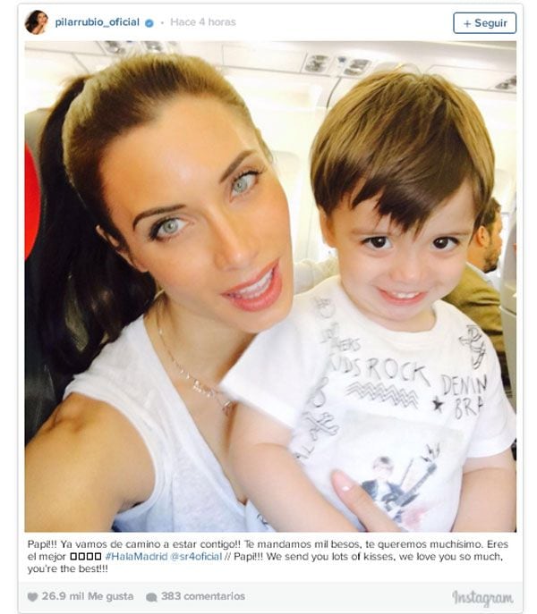 Imagen compartida por Pilar Rubio en su cuenta de Instagram
