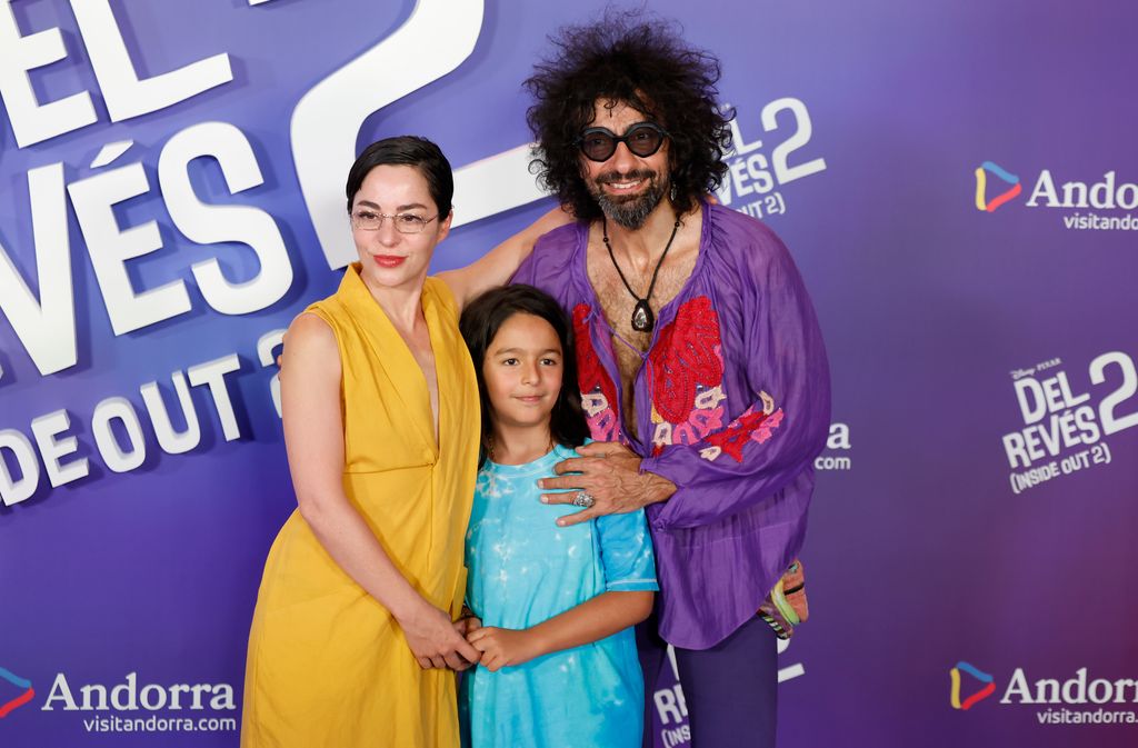 Natalia Moreno, Kairo Malikian, Ara Malikian en la premiere 'Del revés 2'