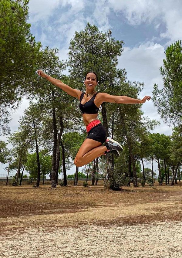 Cristina Pedroche haciendo deporte