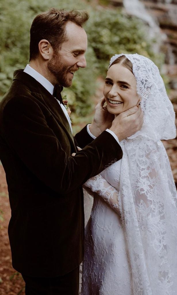 lilly collins boda