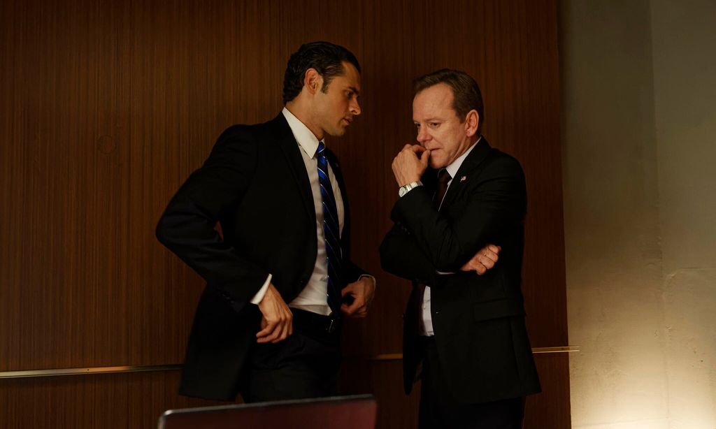 Adan Canto y Kiefer Sutherland