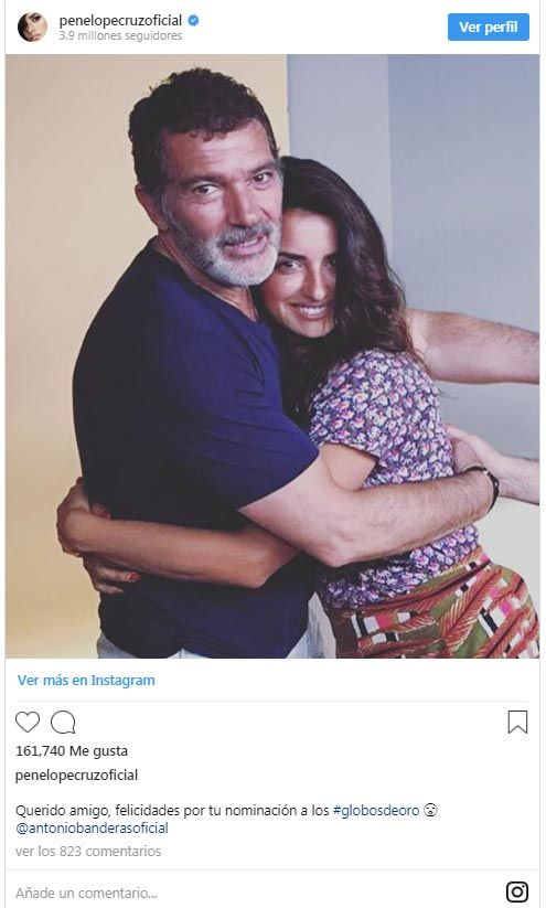 Penélope Cruz y Antonio Banderas