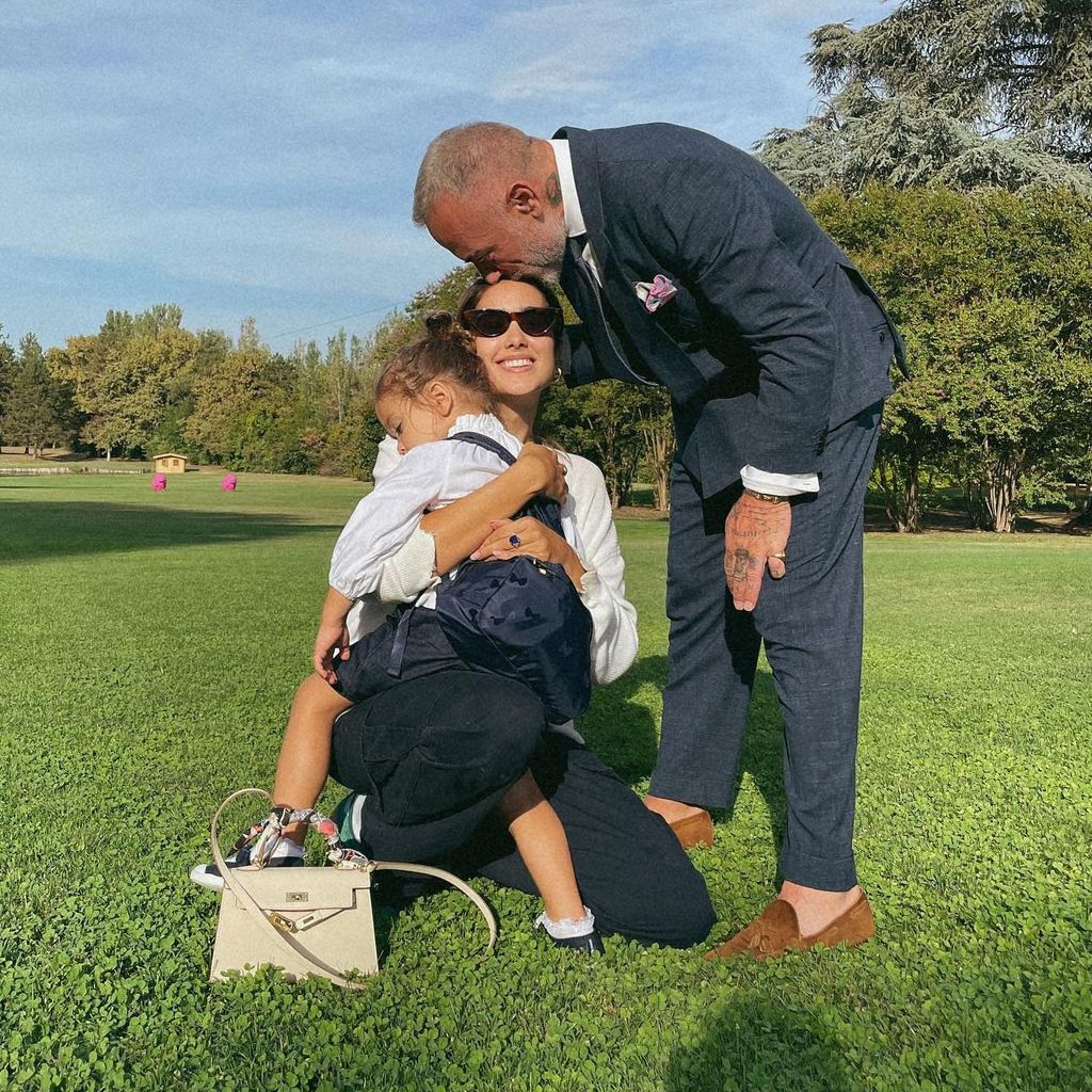 Gianluca Vacchi celebra el Día del Padre con una linda foto junto a su hija Blu Jerusalema 