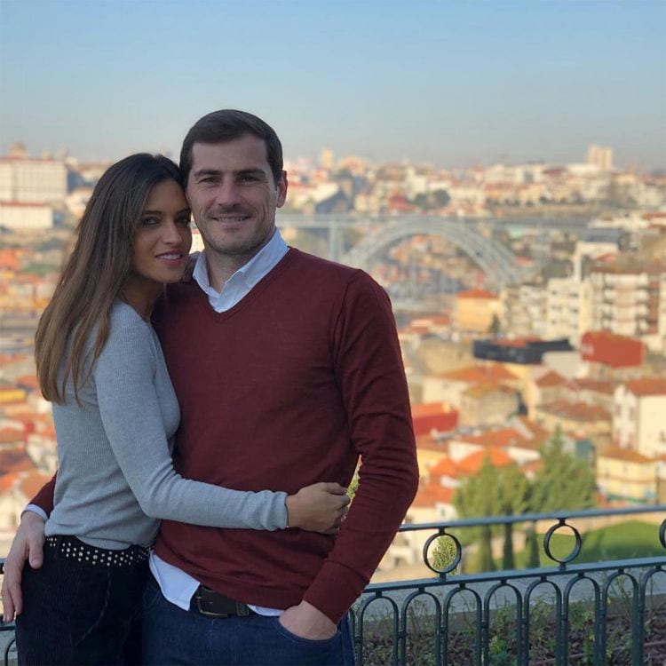 Sara Carbonero e Iker Casillas en Oporto