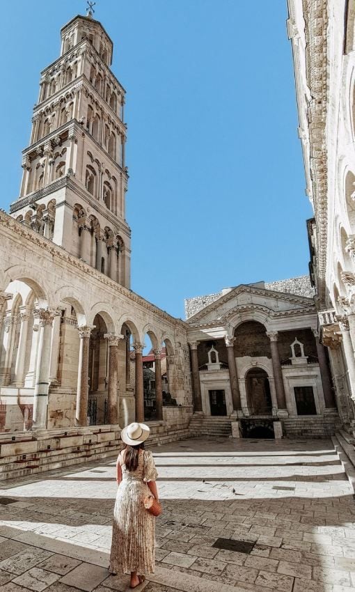 Antiguo palacio de Diocleciano en Split.