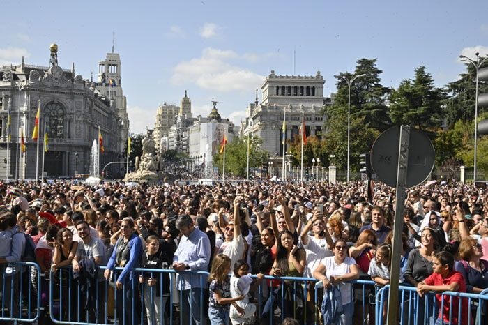 Camilo y Evaluna Puerta de Alcalá