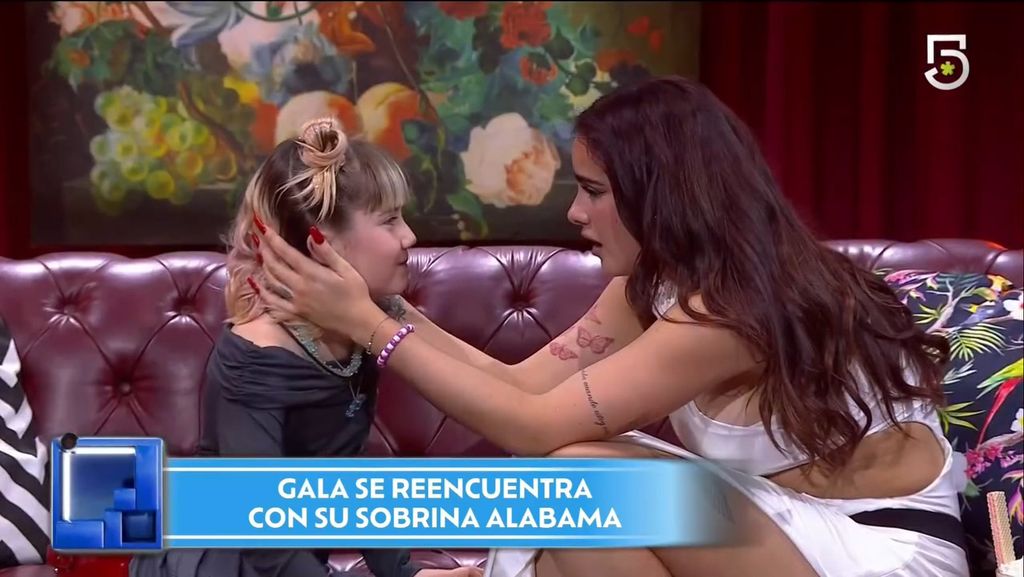 Gala Montes y su sobrina