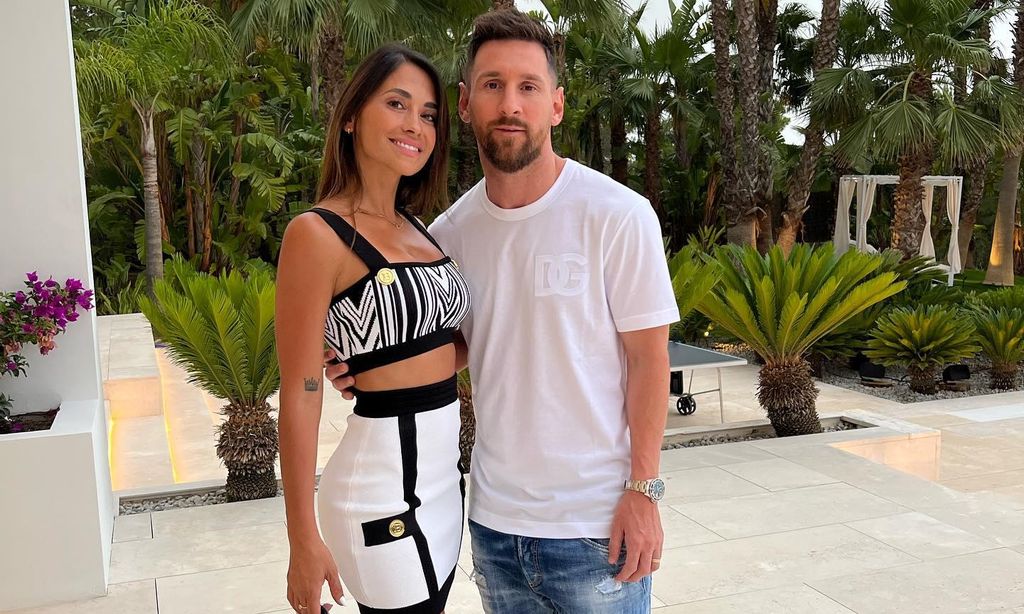 Antonela Roccuzzo y Lionel Messi