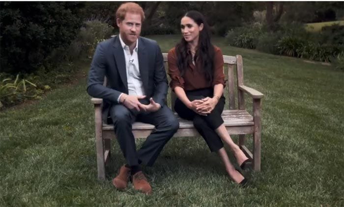 Harry y Meghan, duques de Sussex, en su primera aparición televisiva tras el Megxit