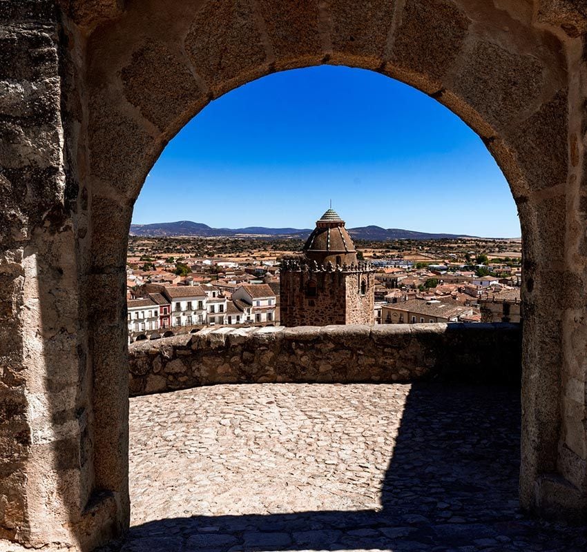 Panorámica de Trujillo desde el castillo