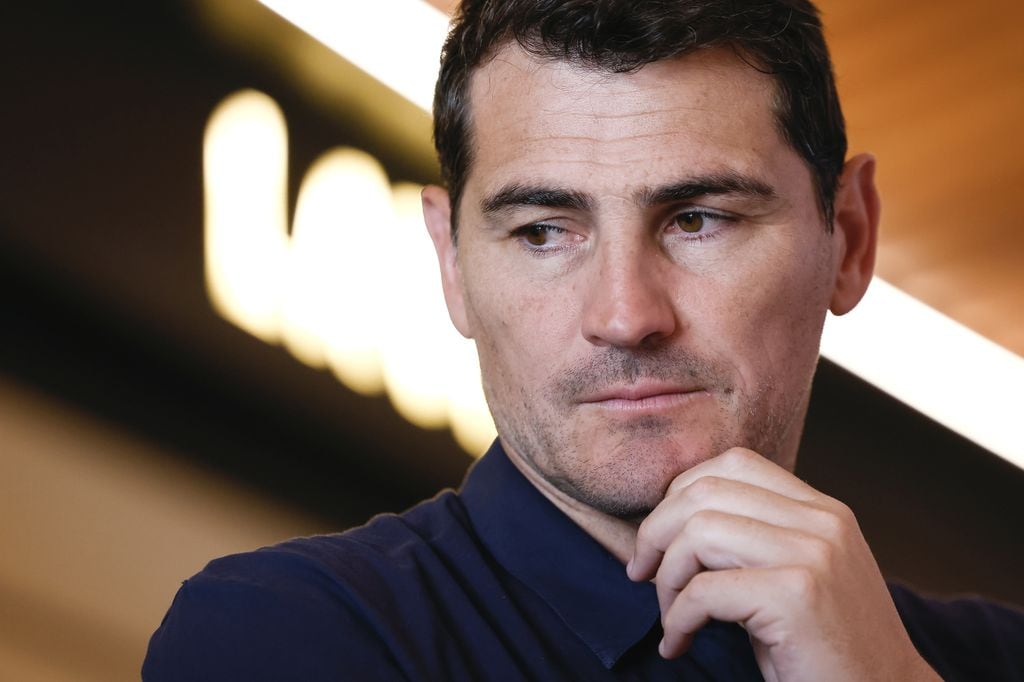 Iker Casillas attends during Pegada al Corazon an exhibition in collaboration with the Real Madrid Historical Heritage Center and the Real Madrid Foundation, at LaFinca Grand Cafe on September 18, 2024, in Pozuelo, Madrid, Spain. (Photo By Dennis Agyeman/Europa Press via Getty Images)