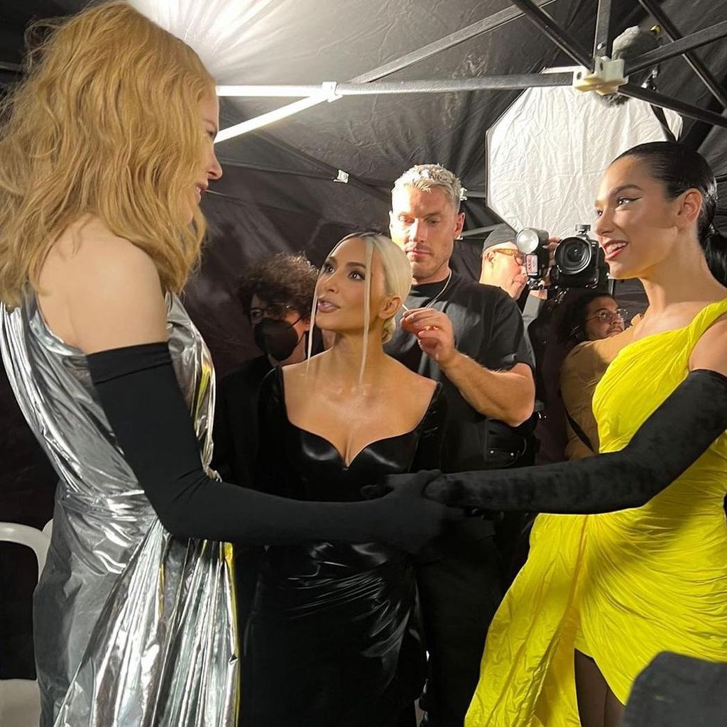 nicole kidman kim kardashian y dua lipa