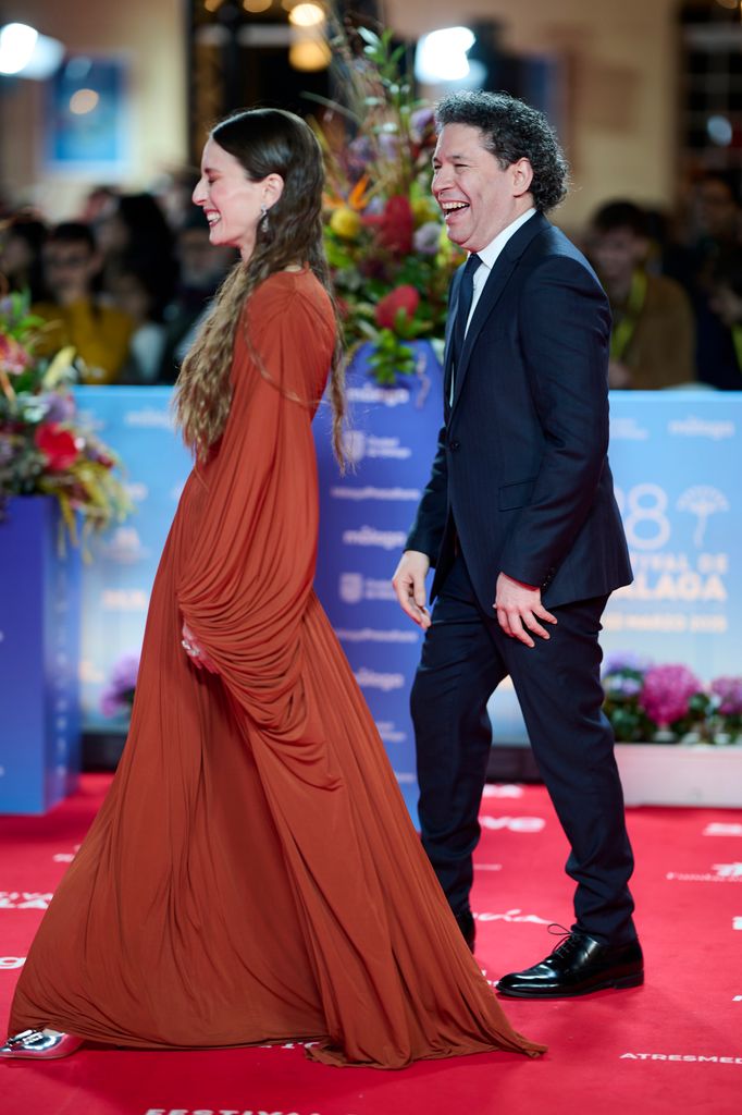 María Valverde y Gustavo Dudamel en el Festival de Cine de Málaga