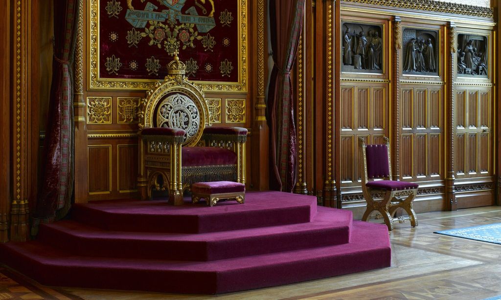 The Queens Robing Room, Houses of Parliament, Westminster, London