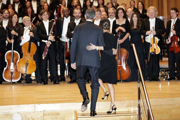 Los Reyes presiden el tradicional Concierto Premios Princesa de Asturias