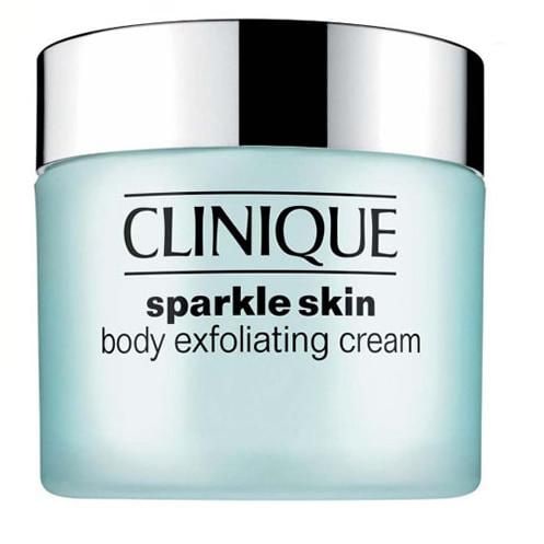 clinique sparkle skin body exfoliating cream