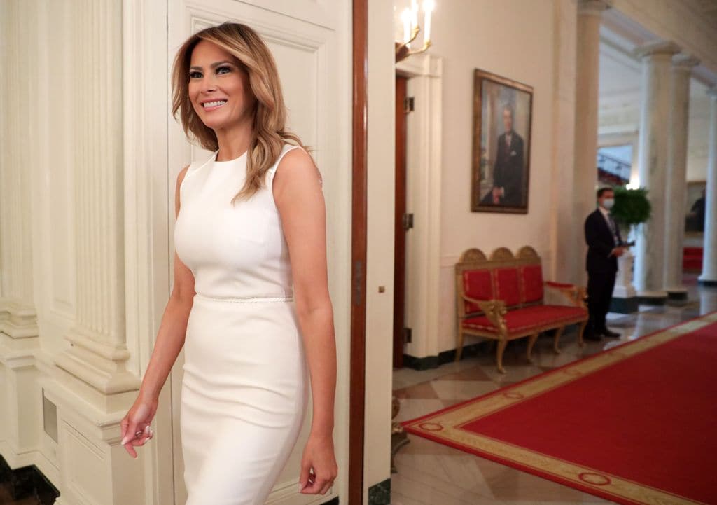 Melania Trump en la Casa Blanca, fotografiada el 14 de septiembre de 2020 