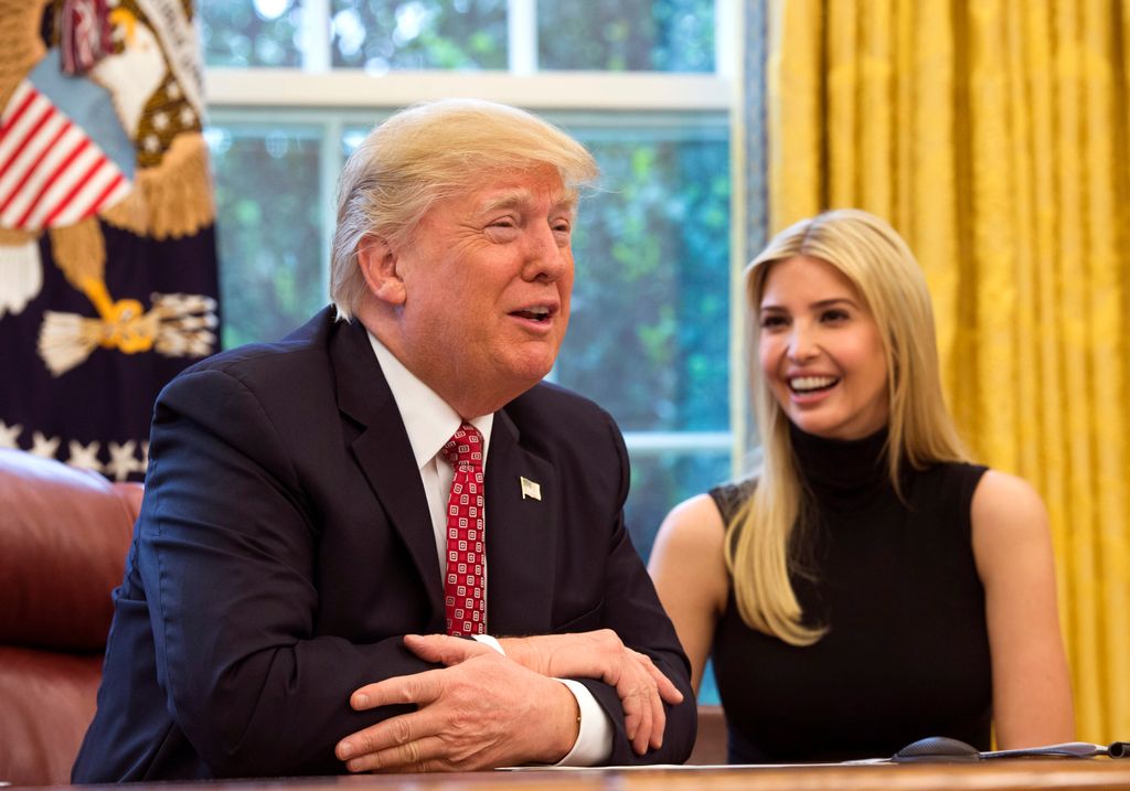 Ivanka y Donald Trump