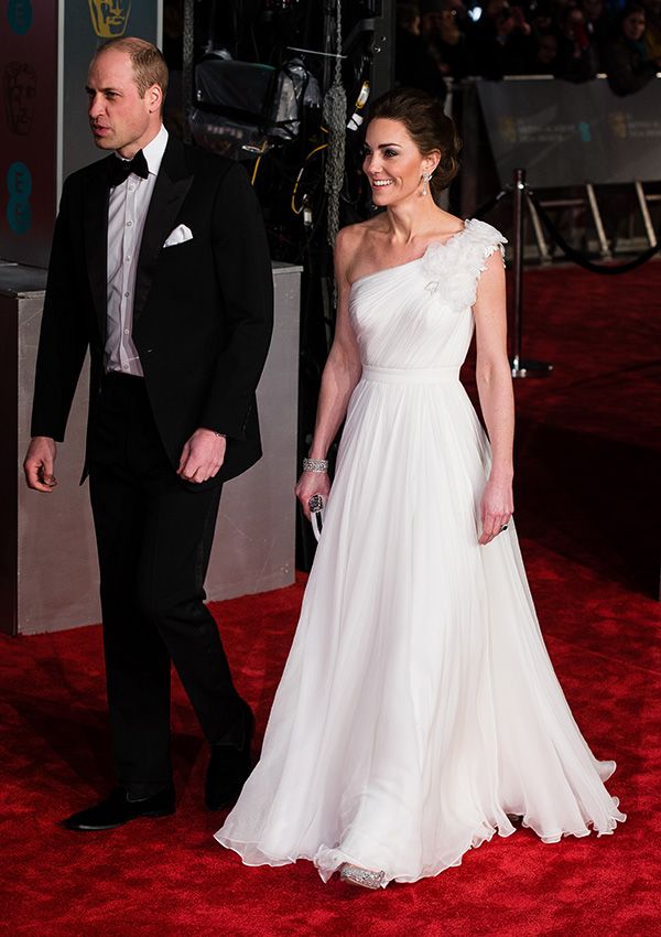 Kate Middleton y el príncipe Guillermo en los Premios BAFTA 2019