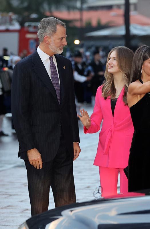 Felipe VI y la princesa Leonor en Asturias