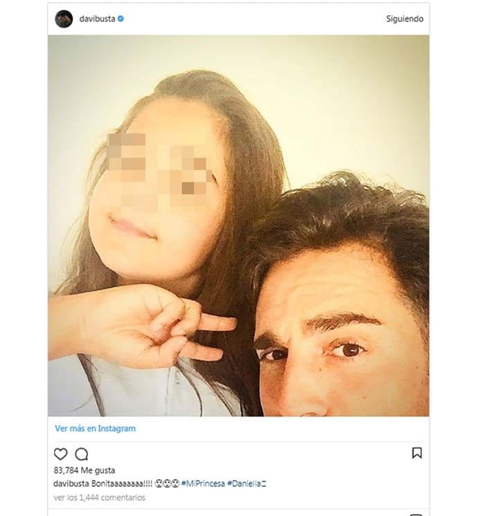 David Bustamante y su hija Daniella