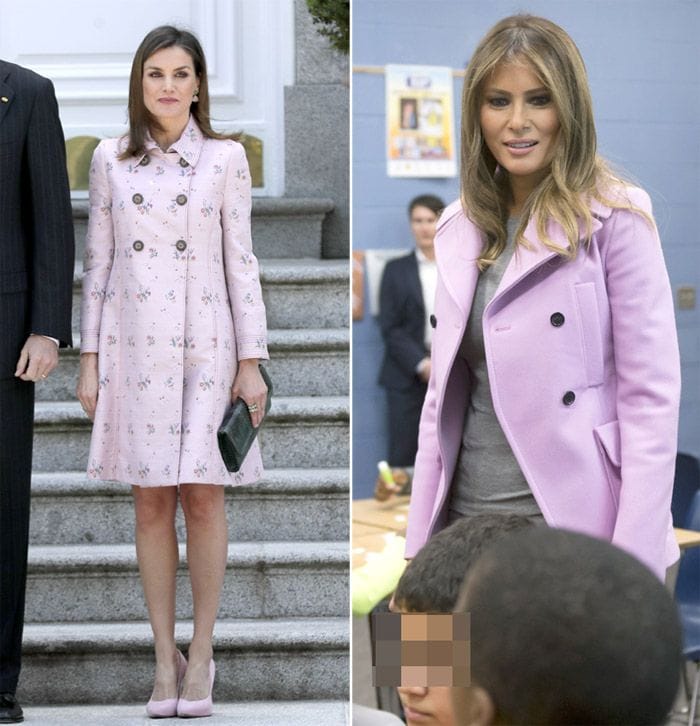 Reina Letizia y Melania Trump