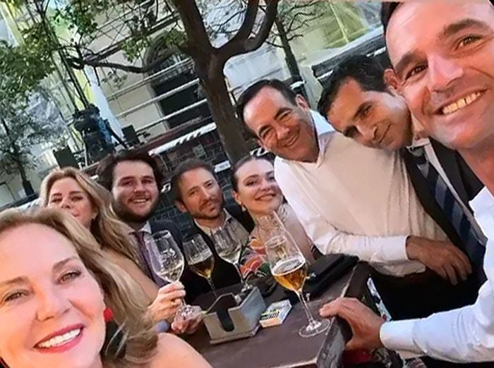 José Bono con su familia