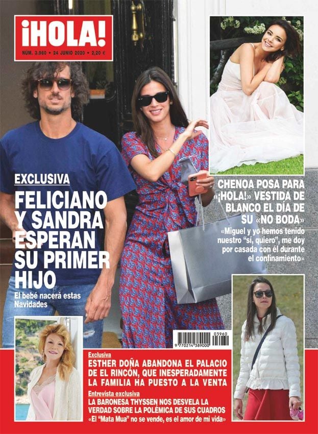 Portada ¡HOLA! Sandra Gago y Feliciano López