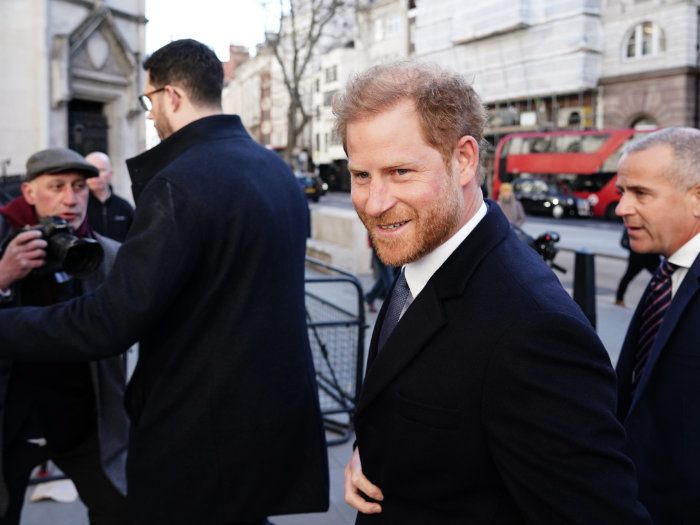 El principe Harry en los tribunales de Londres