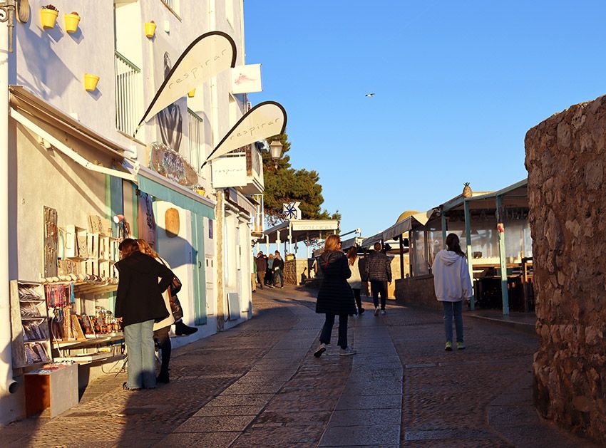 Calles del casco antiguo de Peñíscola, Castellón