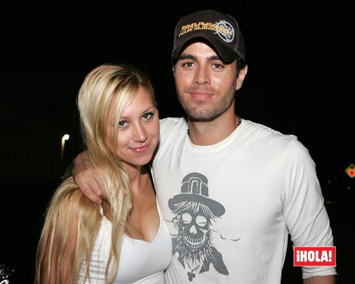 Enrique Iglesias y Anna Kournikova