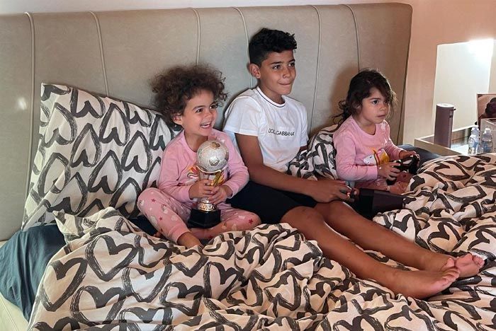 Los hijos de Georgina Rodríguez y Cristiano Ronaldo